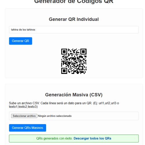 QR Generator Masivo Vectorycode
